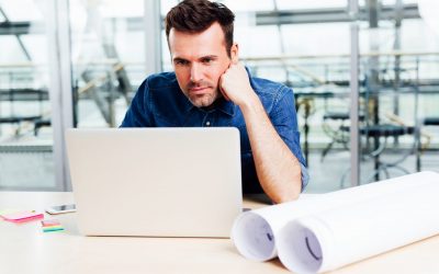 Man using a Laptop