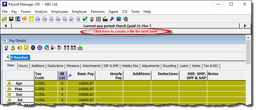 Creating A Data File For 21 Moneysoft