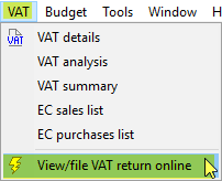 file VAT return