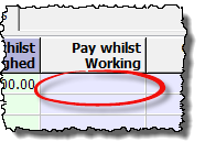 pay whilst working