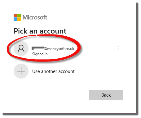 choose account