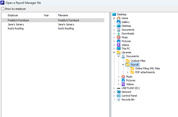 file - open