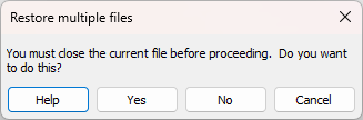 close file