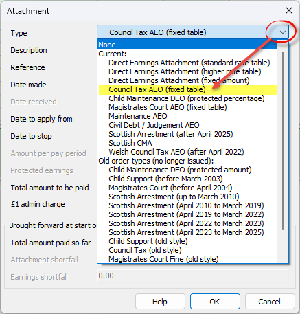 select order type CTAEO